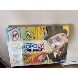 New Nib Monopoly For Millennials 90s 2000s 00s Y2K Game Warner Bros Board